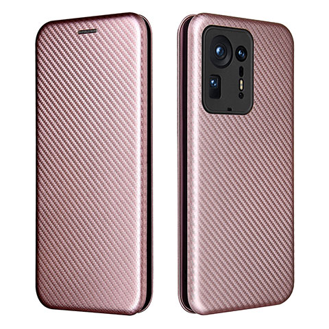 Handytasche Stand Schutzhülle Flip Leder Hülle L06Z für Xiaomi Mi Mix 4 5G Rosegold