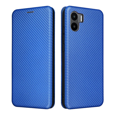 Handytasche Stand Schutzhülle Flip Leder Hülle L06Z für Xiaomi Poco C50 Blau