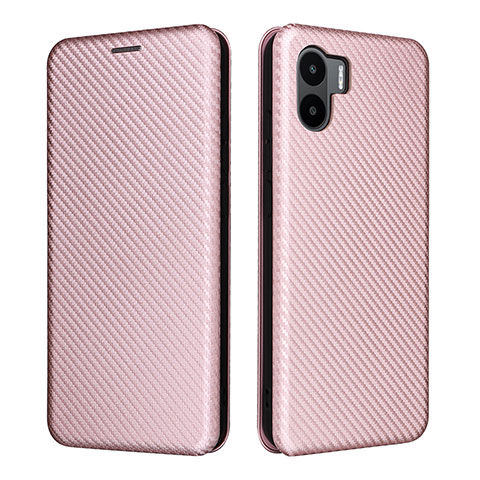 Handytasche Stand Schutzhülle Flip Leder Hülle L06Z für Xiaomi Poco C50 Rosegold