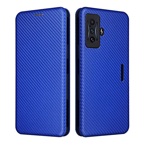 Handytasche Stand Schutzhülle Flip Leder Hülle L06Z für Xiaomi Poco F4 GT 5G Blau