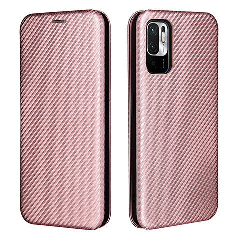 Handytasche Stand Schutzhülle Flip Leder Hülle L06Z für Xiaomi POCO M3 Pro 5G Rosegold