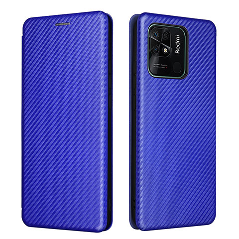 Handytasche Stand Schutzhülle Flip Leder Hülle L06Z für Xiaomi Redmi 10C 4G Blau