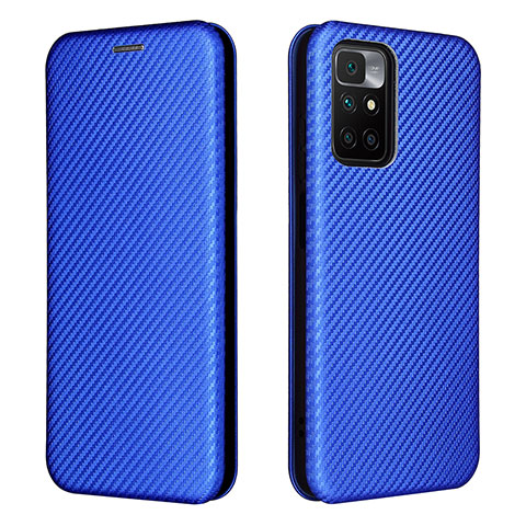 Handytasche Stand Schutzhülle Flip Leder Hülle L06Z für Xiaomi Redmi Note 11 4G (2021) Blau