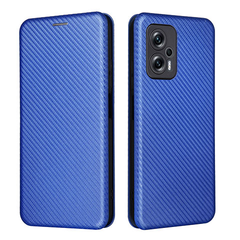 Handytasche Stand Schutzhülle Flip Leder Hülle L06Z für Xiaomi Redmi Note 11T Pro+ Plus 5G Blau