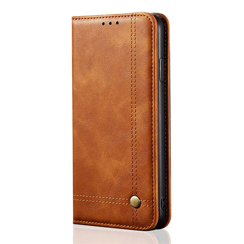 Handytasche Stand Schutzhülle Flip Leder Hülle L07 für Huawei P40 Lite Orange