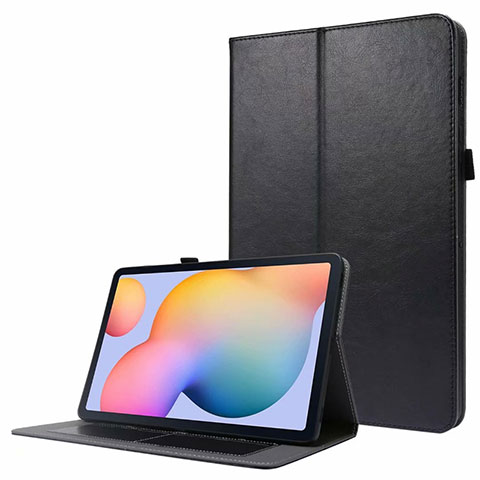 Handytasche Stand Schutzhülle Flip Leder Hülle L07 für Samsung Galaxy Tab S7 11 Wi-Fi SM-T870 Schwarz