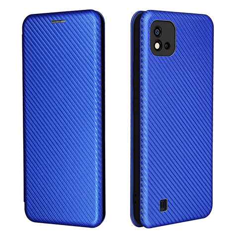 Handytasche Stand Schutzhülle Flip Leder Hülle L07Z für Realme C11 (2021) Blau