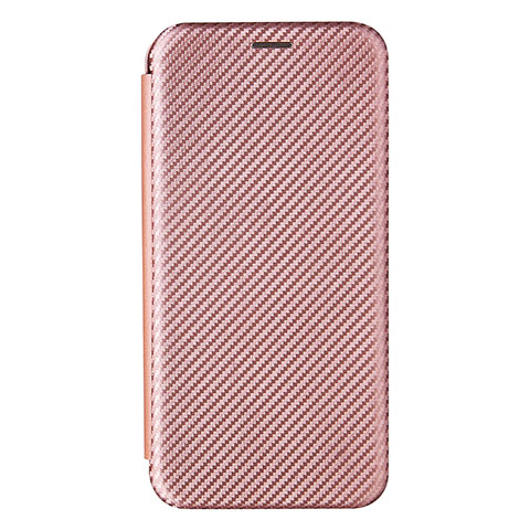 Handytasche Stand Schutzhülle Flip Leder Hülle L07Z für Samsung Galaxy A15 4G Rosegold