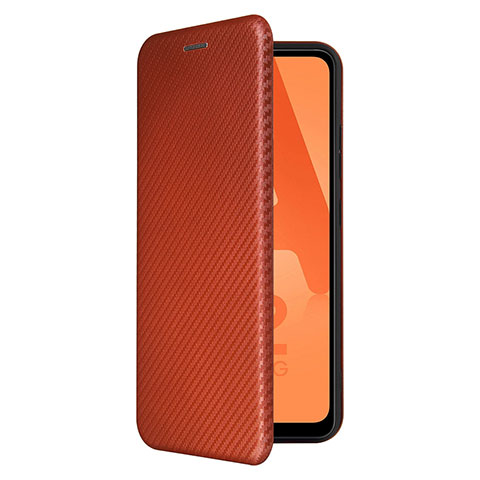 Handytasche Stand Schutzhülle Flip Leder Hülle L07Z für Samsung Galaxy A32 5G Braun