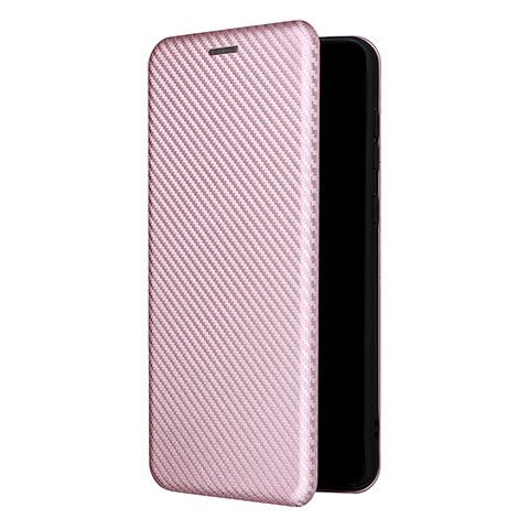 Handytasche Stand Schutzhülle Flip Leder Hülle L07Z für Samsung Galaxy A73 5G Rosegold