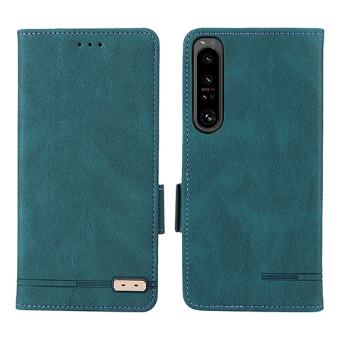 Handytasche Stand Schutzhülle Flip Leder Hülle L07Z für Sony Xperia 1 IV Grün