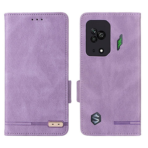 Handytasche Stand Schutzhülle Flip Leder Hülle L07Z für Xiaomi Black Shark 5 5G Violett