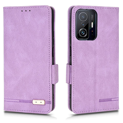 Handytasche Stand Schutzhülle Flip Leder Hülle L07Z für Xiaomi Mi 11T Pro 5G Violett