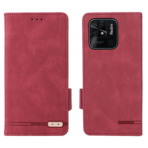 Handytasche Stand Schutzhülle Flip Leder Hülle L07Z für Xiaomi Redmi 10 Power Rot