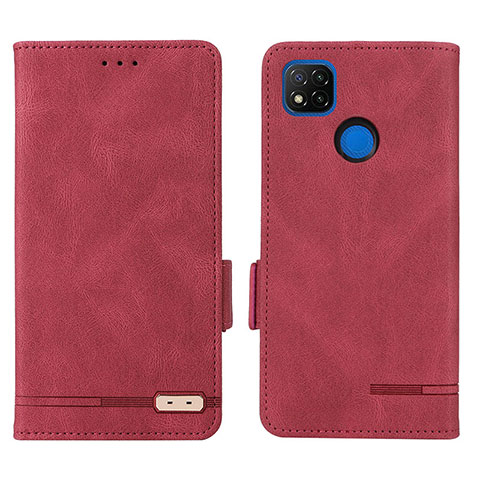 Handytasche Stand Schutzhülle Flip Leder Hülle L07Z für Xiaomi Redmi 10A 4G Rot