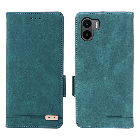 Handytasche Stand Schutzhülle Flip Leder Hülle L07Z für Xiaomi Redmi A2 Plus Grün