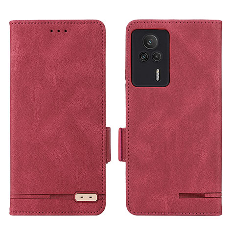 Handytasche Stand Schutzhülle Flip Leder Hülle L07Z für Xiaomi Redmi K60E 5G Rot