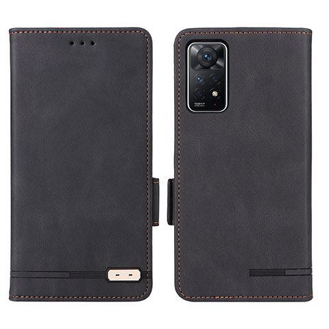 Handytasche Stand Schutzhülle Flip Leder Hülle L07Z für Xiaomi Redmi Note 11 Pro 5G Schwarz