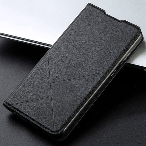 Handytasche Stand Schutzhülle Flip Leder Hülle L08 für Oppo A91 Schwarz