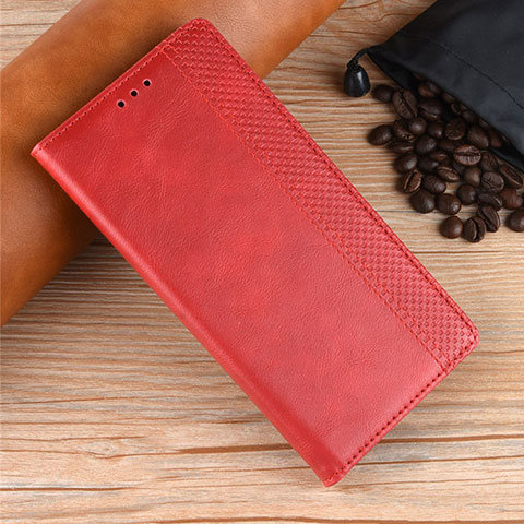 Handytasche Stand Schutzhülle Flip Leder Hülle L08 für Samsung Galaxy M21s Rot