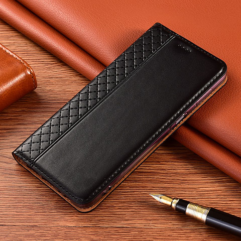 Handytasche Stand Schutzhülle Flip Leder Hülle L08 für Xiaomi Poco X3 Pro Schwarz