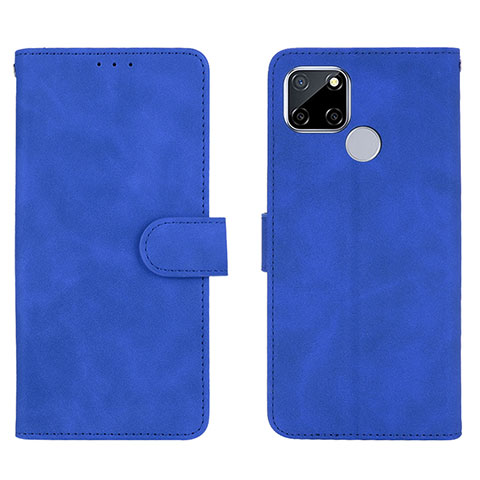 Handytasche Stand Schutzhülle Flip Leder Hülle L08Z für Realme 7i RMX2193 Blau