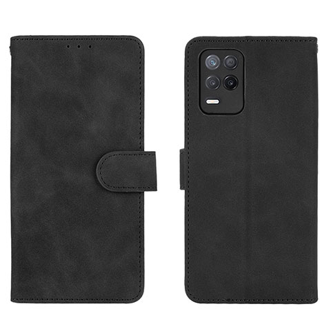 Handytasche Stand Schutzhülle Flip Leder Hülle L08Z für Realme 8s 5G Schwarz