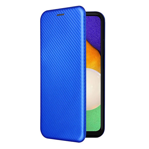 Handytasche Stand Schutzhülle Flip Leder Hülle L09Z für Samsung Galaxy A04s Blau