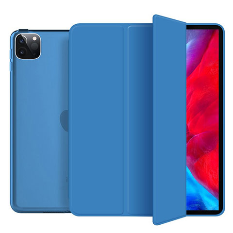 Handytasche Stand Schutzhülle Flip Leder Hülle L10 für Apple iPad Pro 11 (2020) Blau