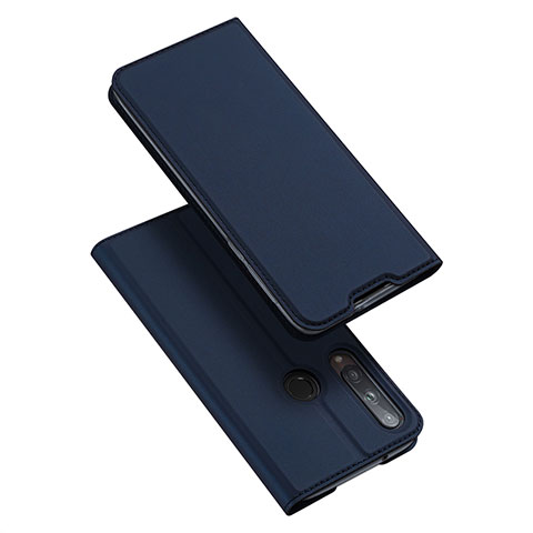 Handytasche Stand Schutzhülle Flip Leder Hülle L10 für Huawei Y7p Blau