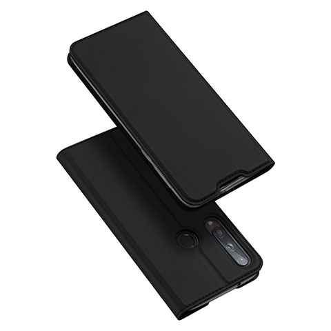 Handytasche Stand Schutzhülle Flip Leder Hülle L10 für Huawei Y7p Schwarz