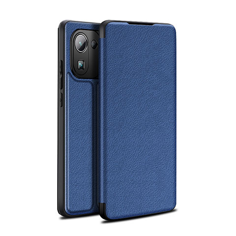 Handytasche Stand Schutzhülle Flip Leder Hülle L11 für Xiaomi Mi 11 Pro 5G Blau