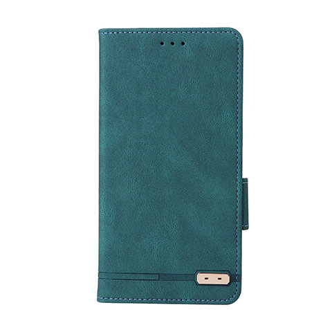 Handytasche Stand Schutzhülle Flip Leder Hülle L11Z für Samsung Galaxy A22 5G Grün