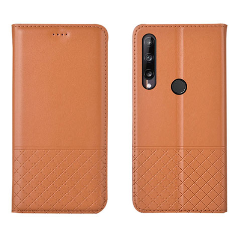 Handytasche Stand Schutzhülle Flip Leder Hülle L12 für Huawei Honor 9C Orange