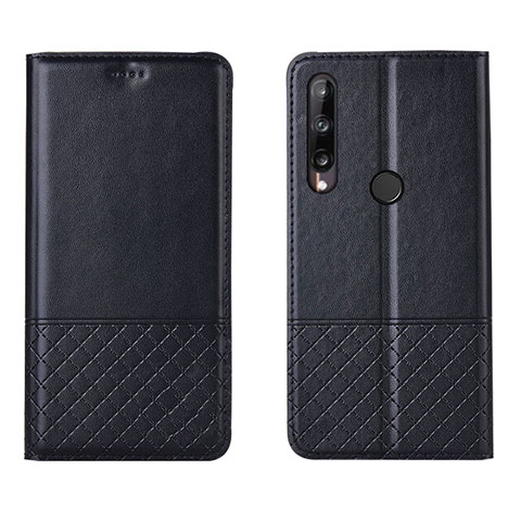 Handytasche Stand Schutzhülle Flip Leder Hülle L12 für Huawei Honor 9C Schwarz