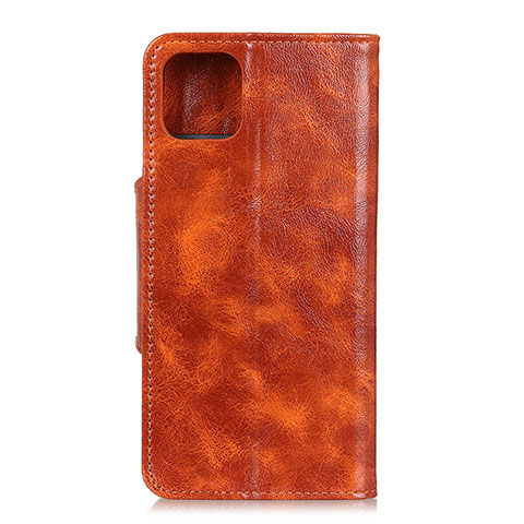 Handytasche Stand Schutzhülle Flip Leder Hülle L12 für Samsung Galaxy A71 4G A715 Orange