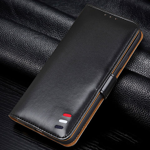 Handytasche Stand Schutzhülle Flip Leder Hülle L12 für Samsung Galaxy M31 Schwarz