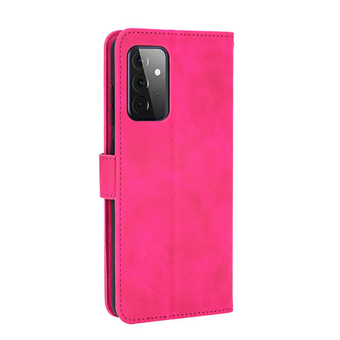 Handytasche Stand Schutzhülle Flip Leder Hülle L12Z für Samsung Galaxy A72 5G Pink