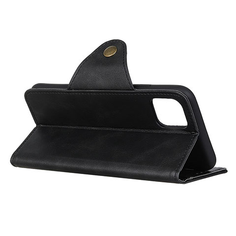 Handytasche Stand Schutzhülle Flip Leder Hülle L14 für Samsung Galaxy A71 5G Schwarz