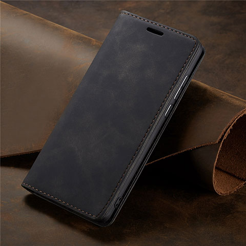 Handytasche Stand Schutzhülle Flip Leder Hülle L15 für Samsung Galaxy A71 5G Schwarz