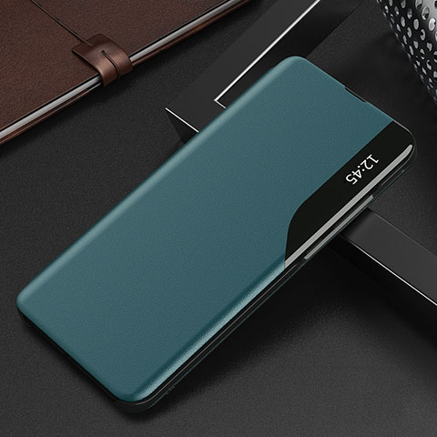 Handytasche Stand Schutzhülle Flip Leder Hülle L15 für Xiaomi Mi 10T 5G Cyan