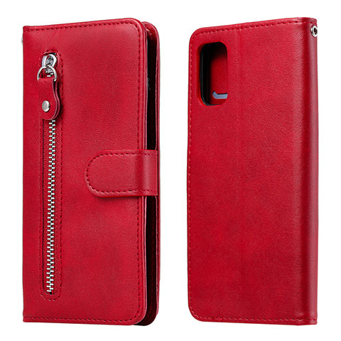 Handytasche Stand Schutzhülle Flip Leder Hülle L20 für Samsung Galaxy A41 Rot