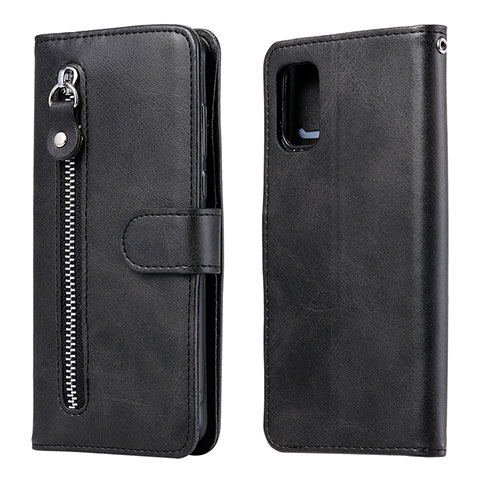 Handytasche Stand Schutzhülle Flip Leder Hülle L20 für Samsung Galaxy A41 Schwarz