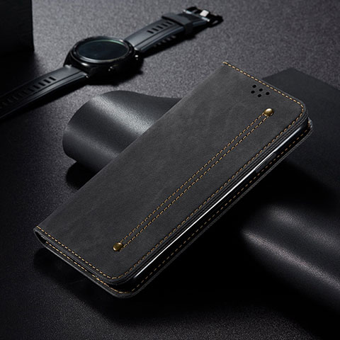 Handytasche Stand Schutzhülle Flip Leder Hülle L21 für Apple iPhone 16 Pro Max Schwarz