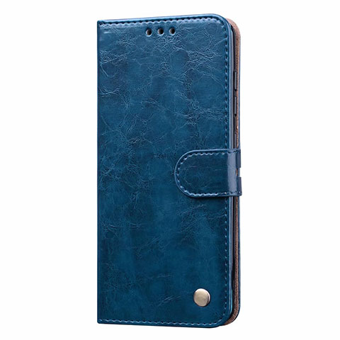 Handytasche Stand Schutzhülle Flip Leder Hülle L22 für Samsung Galaxy A41 Blau