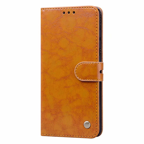 Handytasche Stand Schutzhülle Flip Leder Hülle L23 für Samsung Galaxy A71 5G Orange