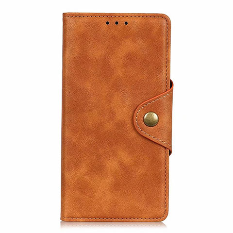 Handytasche Stand Schutzhülle Flip Leder Hülle L26 für Samsung Galaxy A71 5G Orange