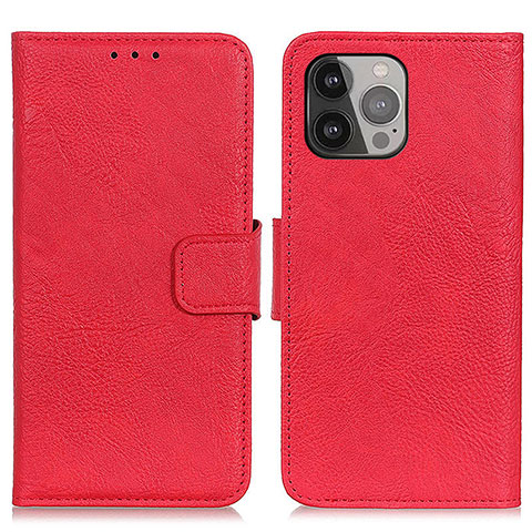 Handytasche Stand Schutzhülle Flip Leder Hülle L27 für Apple iPhone 13 Pro Max Rot