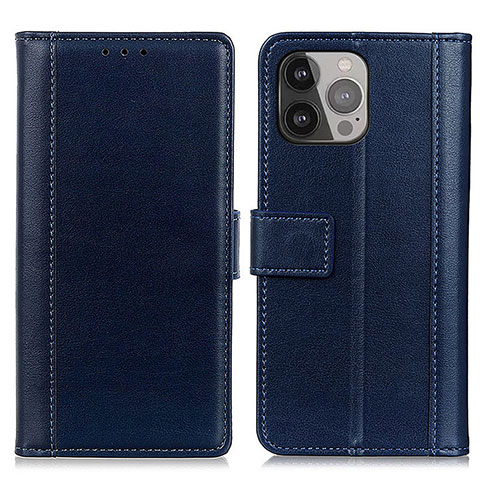 Handytasche Stand Schutzhülle Flip Leder Hülle L28 für Apple iPhone 13 Pro Blau