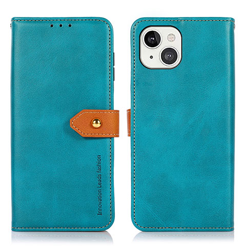 Handytasche Stand Schutzhülle Flip Leder Hülle L29 für Apple iPhone 13 Blau